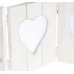 Vintage Wooden Triple Heart Photo Frame